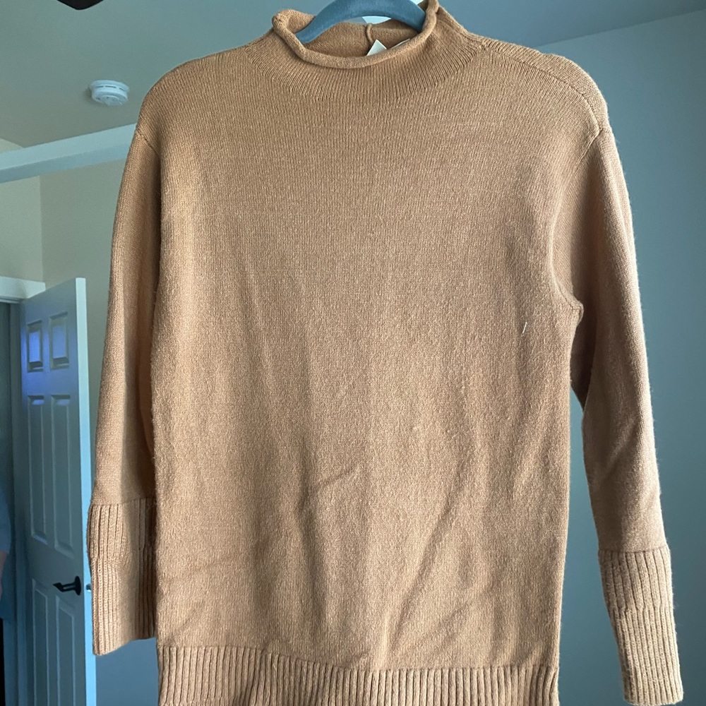 Anthropologie Moth Mock Neck Tunic Sweater